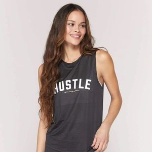 Spiritual gangster hustle active muscle tank